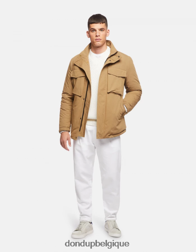 Hommes vêtements DONDUP albâtre pull en laine à col v 8826D0875