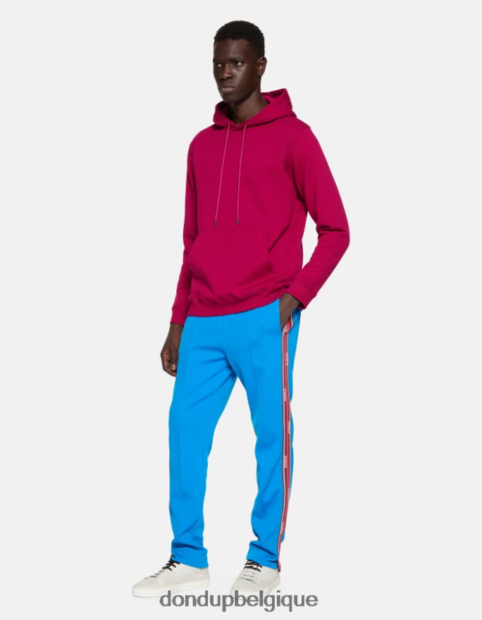 Hommes vêtements DONDUP barbabietola sweat à capuche coupe classique 8826D0822