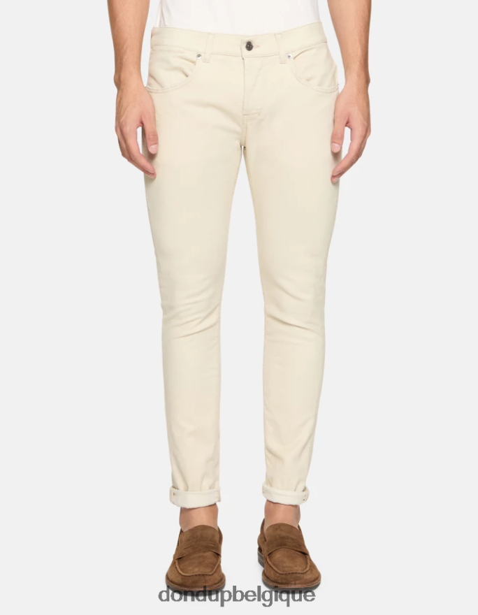 Hommes vêtements DONDUP baudet pantalon slim en coton travis 8826D0578