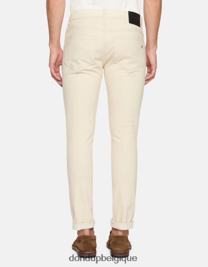 Hommes vêtements DONDUP baudet pantalon slim en coton travis 8826D0578