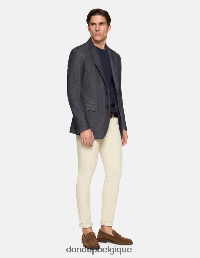 Hommes vêtements DONDUP baudet pantalon slim en coton travis 8826D0578