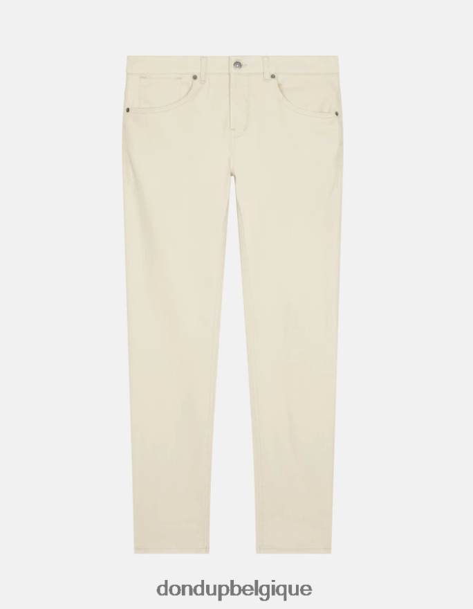 Hommes vêtements DONDUP baudet pantalon slim en coton travis 8826D0578