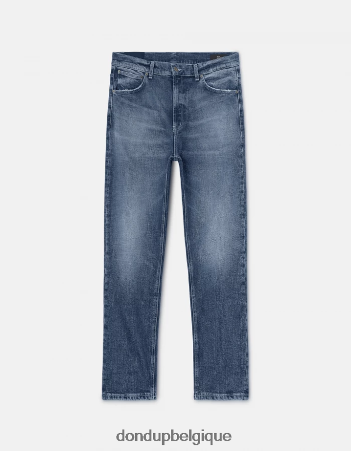 Hommes vêtements DONDUP bleu jean paco coupe ample en denim stretch 8826D0618