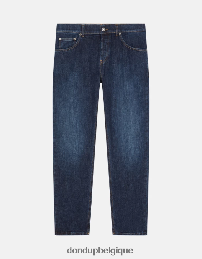 Hommes vêtements DONDUP bleu jean slim en denim stretch Mius 8826D0560