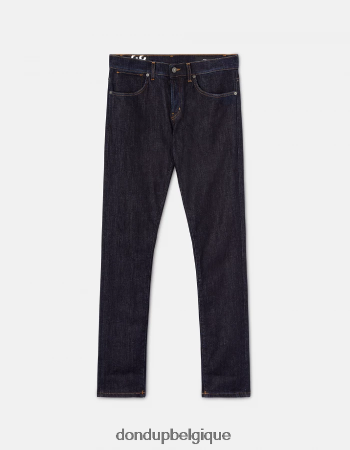 Hommes vêtements DONDUP bleu jean travis slim fit en denim de cachemire stretch 8826D0604