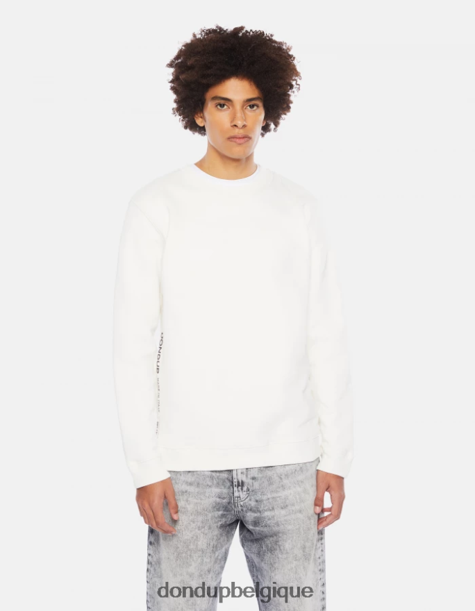 Hommes vêtements DONDUP fiocco sweat-shirt coupe classique à col rond 8826D0831