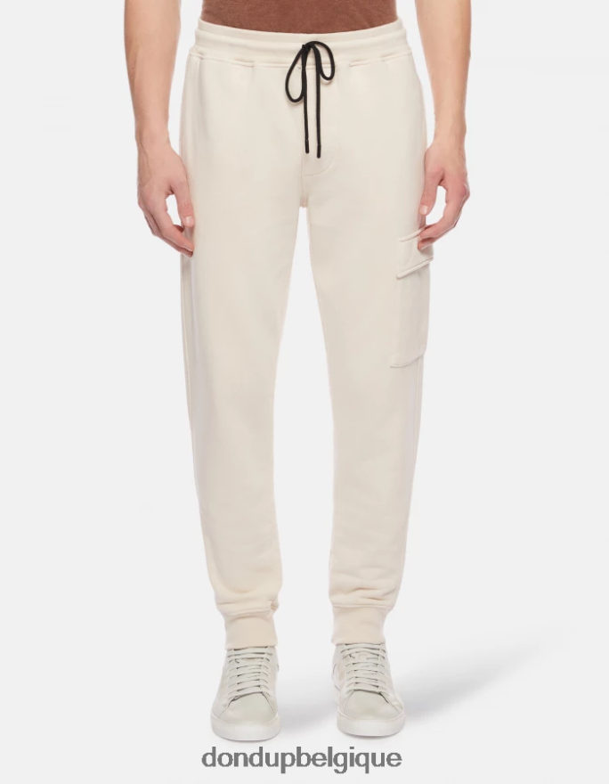 Hommes vêtements DONDUP lievito pantalon de jogging coupe classique en molleton 8826D0704