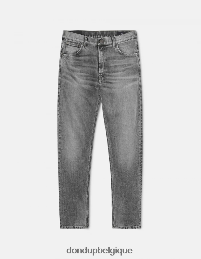 Hommes vêtements DONDUP noir Paco - Jean ample 34 pouces en denim stretch 8826D0599