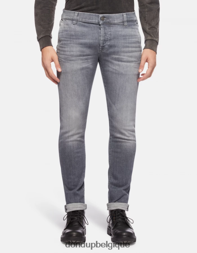 Hommes vêtements DONDUP topo jean skinny Konor en denim stretch 8826D0670