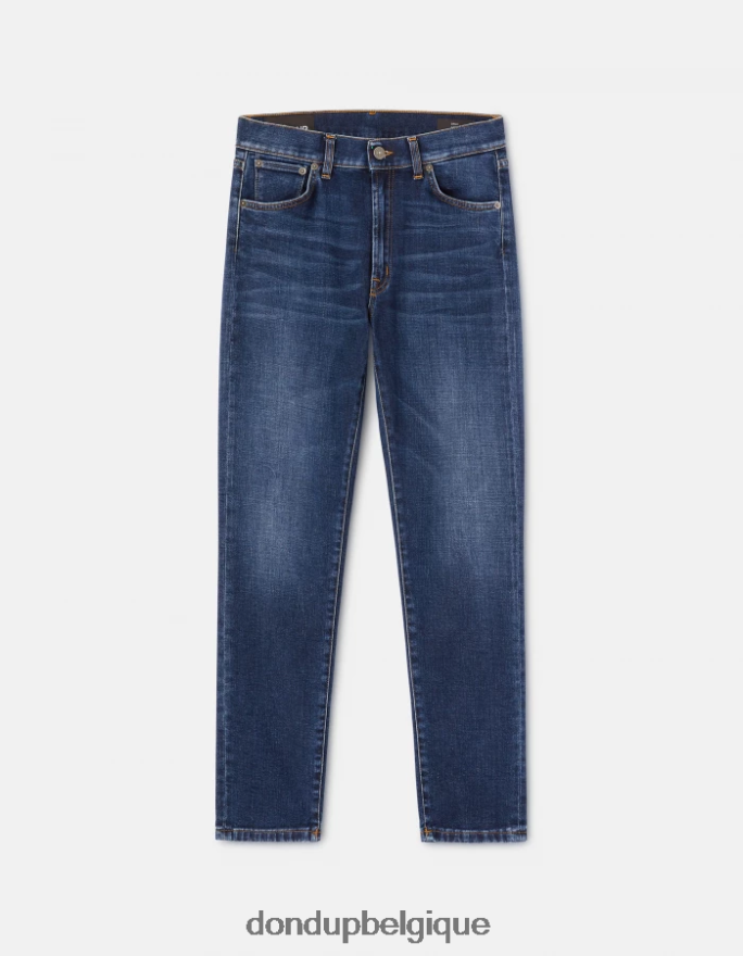 femmes vêtements DONDUP bleu jean slim en denim stretch Daila 8826D057