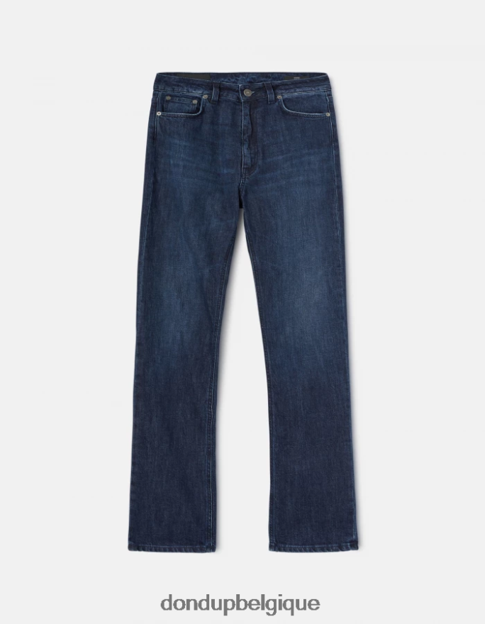 femmes vêtements DONDUP bleu jean slim en denim stretch Marie 8826D054